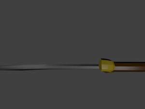 scimitar sword 3D मॉडल