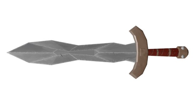 sword woord 3D Модель .c4d .max .obj .3ds .fbx .stl .blend 