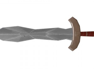 sword woord 3D Model