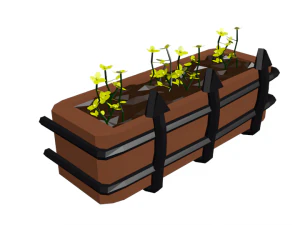 Fensterblumentopf 3D Modell