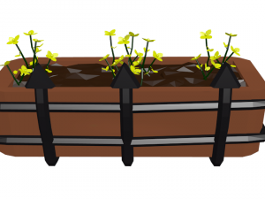 window flowerpot 3Dモデル