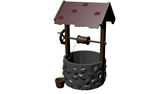 well 3D Model .c4d .max .obj .3ds .fbx .stl .blend 