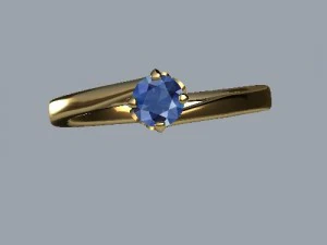 ring1diamond 3D Print Model