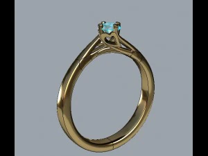 ring1diamond 3D Print Model