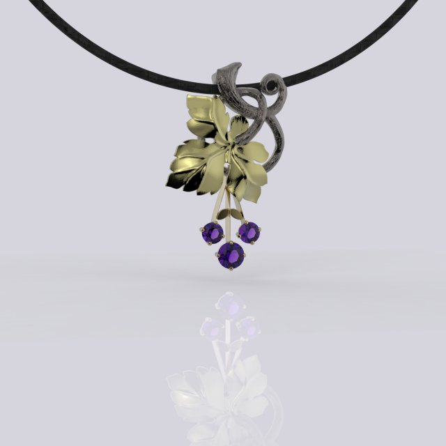 leaves pendant Model Cetak 3D .c4d .max .obj .3ds .fbx .stl .blend 