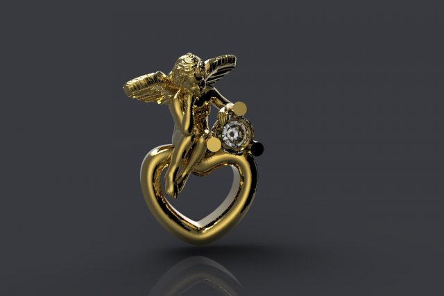 angel-pendant 3D-Druckmodell .c4d .max .obj .3ds .fbx .stl .blend 