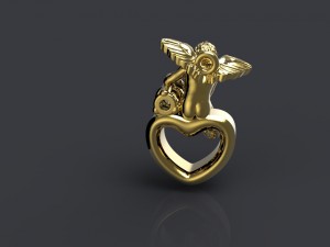 angel-pendant 3D-Druckmodell