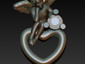 angel-pendant 3D-Druckmodell