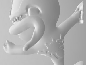 venom chibi 3D 프린트 모델