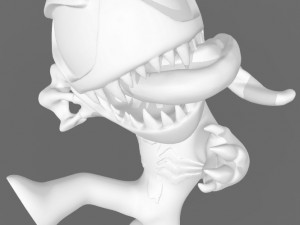 venom chibi 3D 프린트 모델