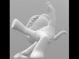 venom chibi 3D 프린트 모델