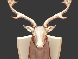 fallowdeerhead 3D Print Model