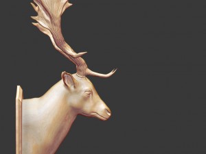 fallowdeerhead 3D-printmodel