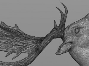 fallowdeerhead 3D-printmodel