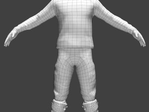 motocross racing suit 3D Модель