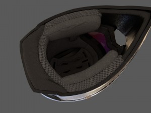motocross helmet n goggle Modelo 3D