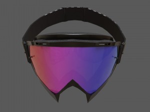 motocross helmet n goggle Modelo 3D
