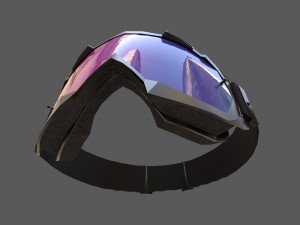 motocross helmet n goggle Modelo 3D