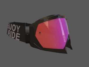 motocross helmet n goggle Modelo 3D
