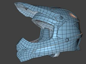 motocross helmet oneal 3 series 3D Model
