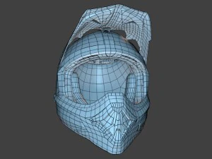 motocross helmet oneal 3 series 3D Model
