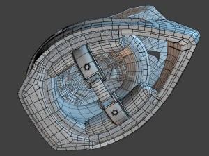 motocross helmet oneal 3 series 3D Model