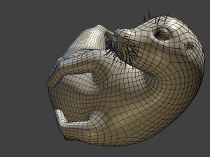 common seal rigged 3D Model