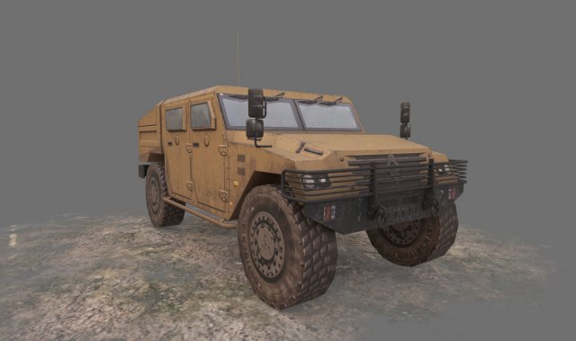 renault sherpa 2 Model 3D .c4d .max .obj .3ds .fbx .stl .blend 