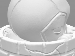 deadpool peeking 3D Print Model