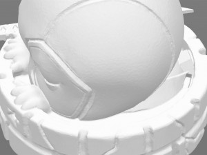 deadpool peeking 3D Print Model
