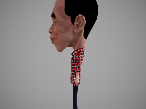 jokowi 3d 3D Model