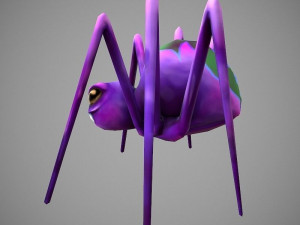 spider cartoon 3D Model