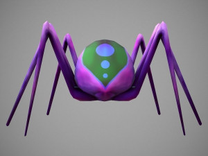 spider cartoon 3D Model