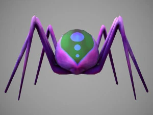 spider cartoon 3D Model