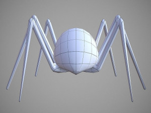 spider cartoon 3D Model