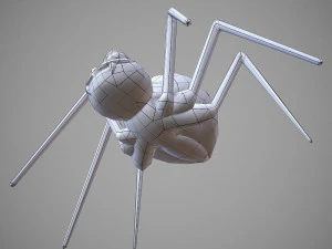 spider cartoon 3D Model