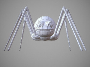 spider cartoon 3D Model