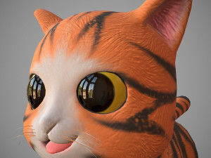 katty cat 3D 모델
