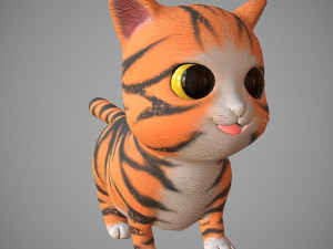 katty cat 3D 모델