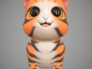 katty cat Model 3D