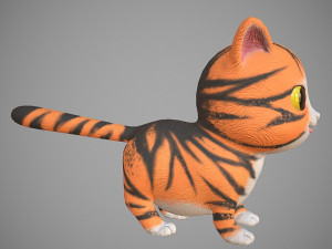 katty cat 3D 모델