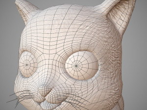 katty cat 3D 모델