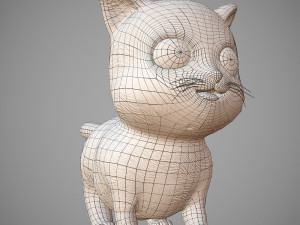 katty cat 3D 모델
