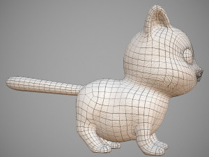 katty cat 3D 모델