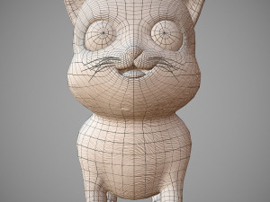 katty cat 3D 모델
