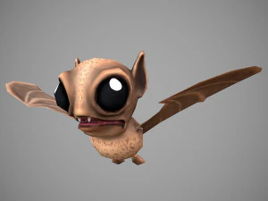 desenho animado de morcego Modelo 3D