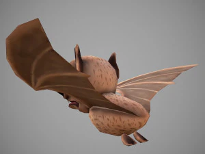 bat cartoon 3D Model