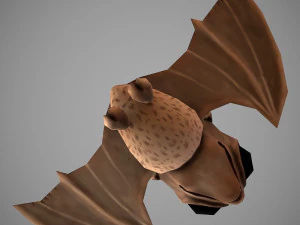 bat cartoon 3D Model