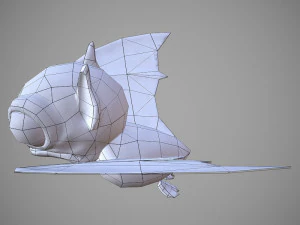 bat cartoon 3D Model
