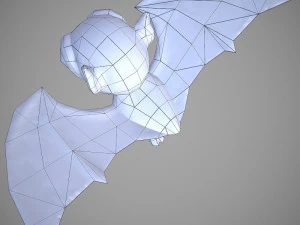 bat cartoon 3D Model
